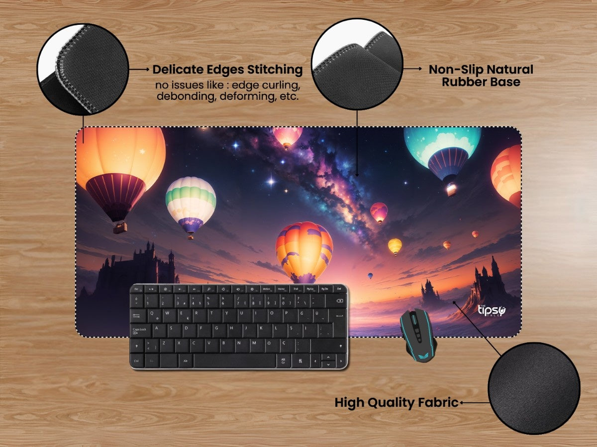 "CELESTIAL BALLOONS" Gaming Mousepad Elevate Your Gaming Experience