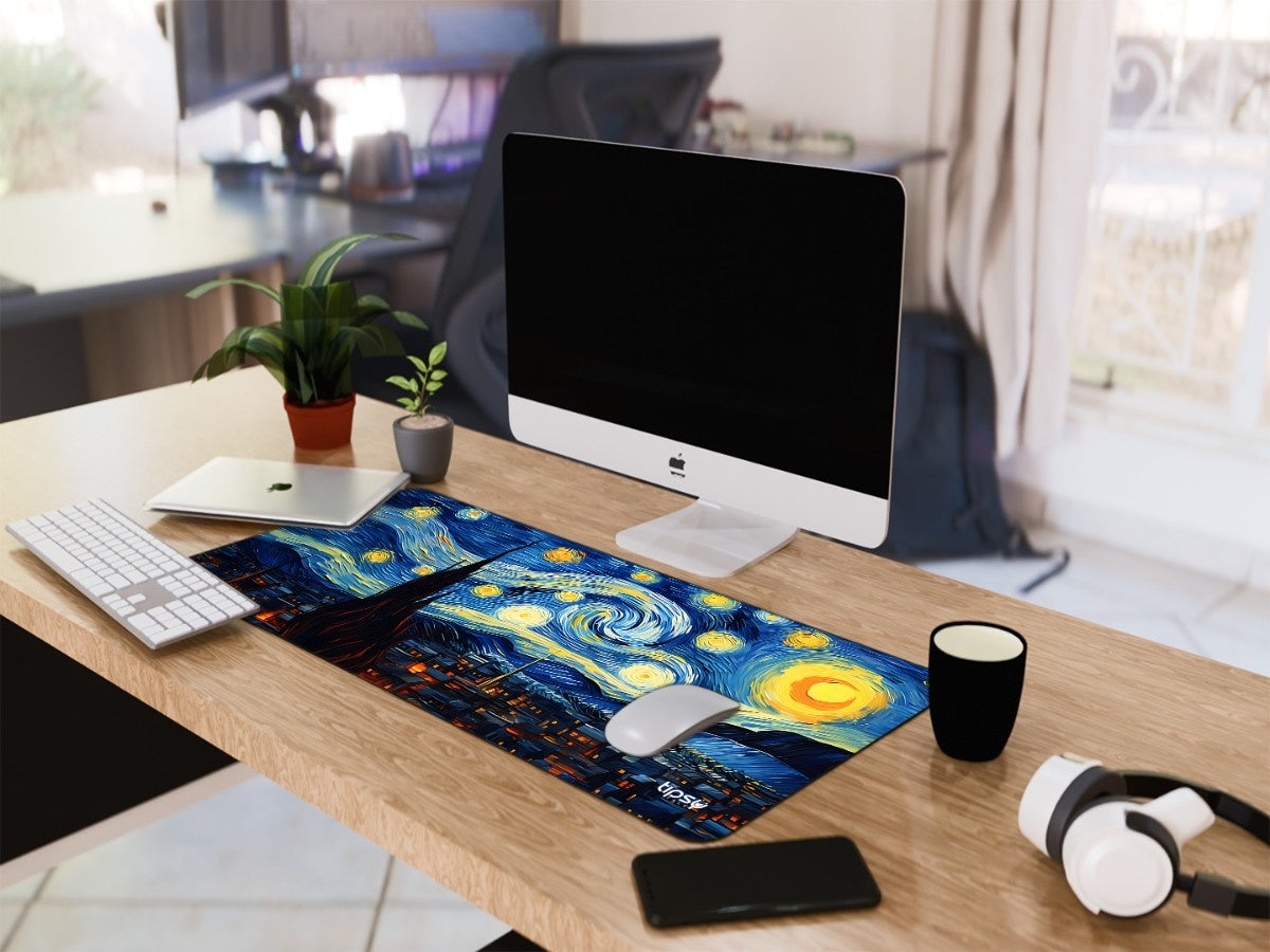 "Celestial Night art" Gaming Mousepad Elevate Your Gaming Experience