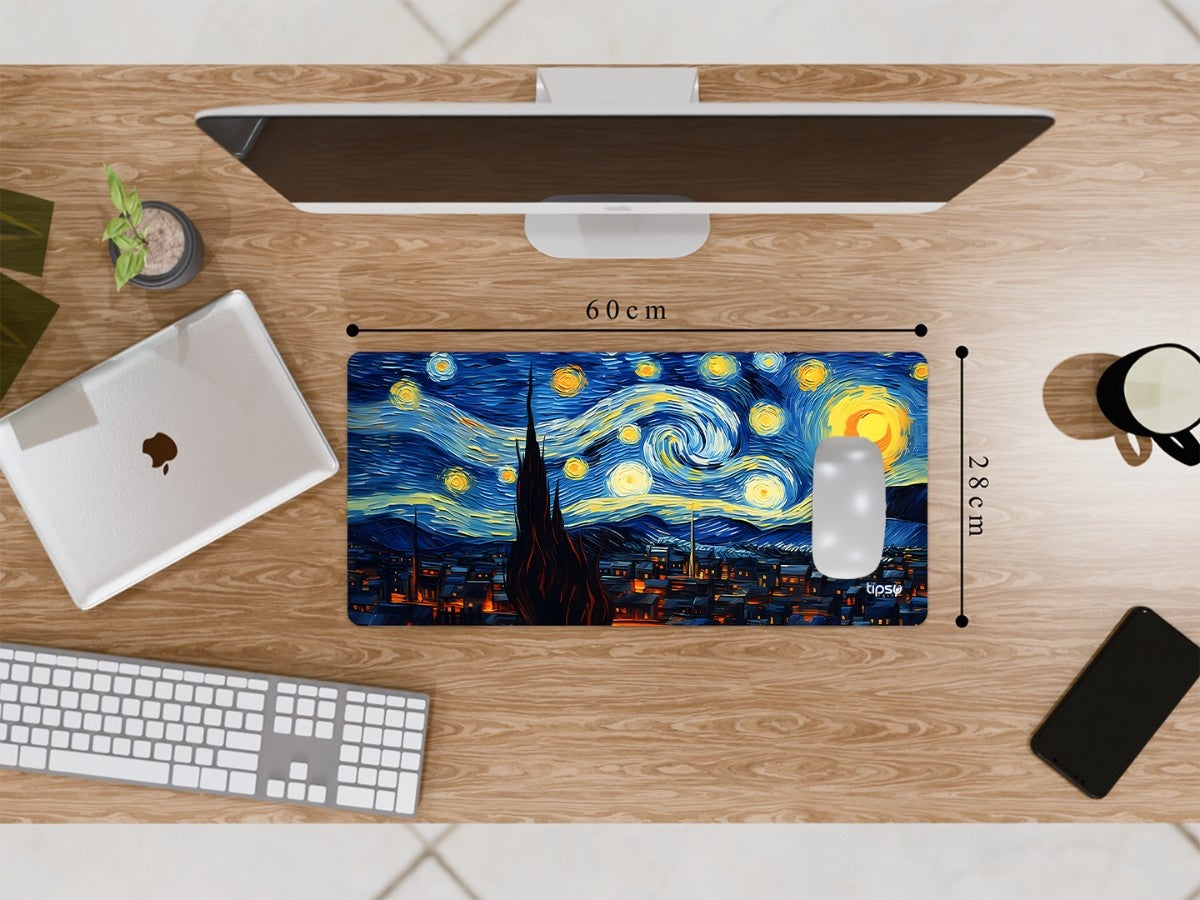 "Celestial Night art" Gaming Mousepad Elevate Your Gaming Experience
