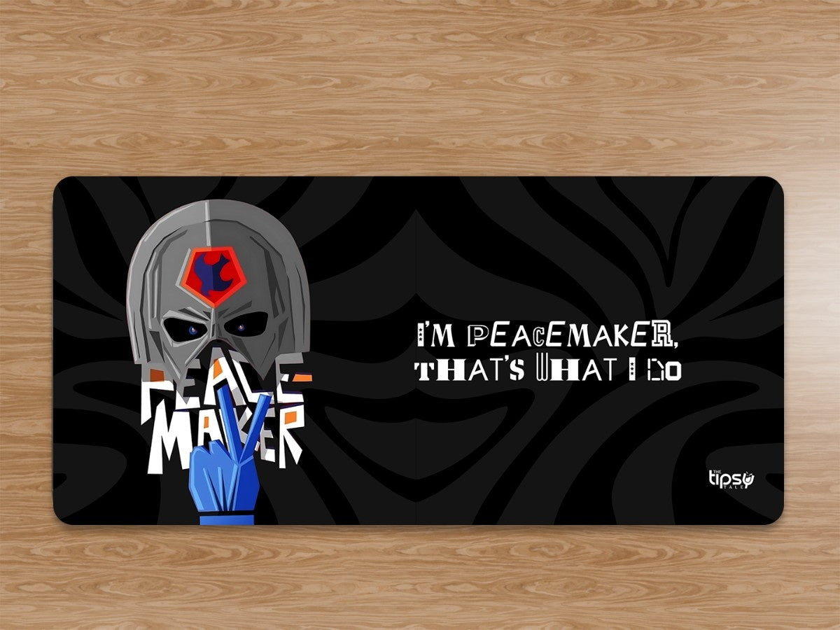 "PEACE MAKER MOTTO" Gaming Mousepad Elevate Your Gaming Experience