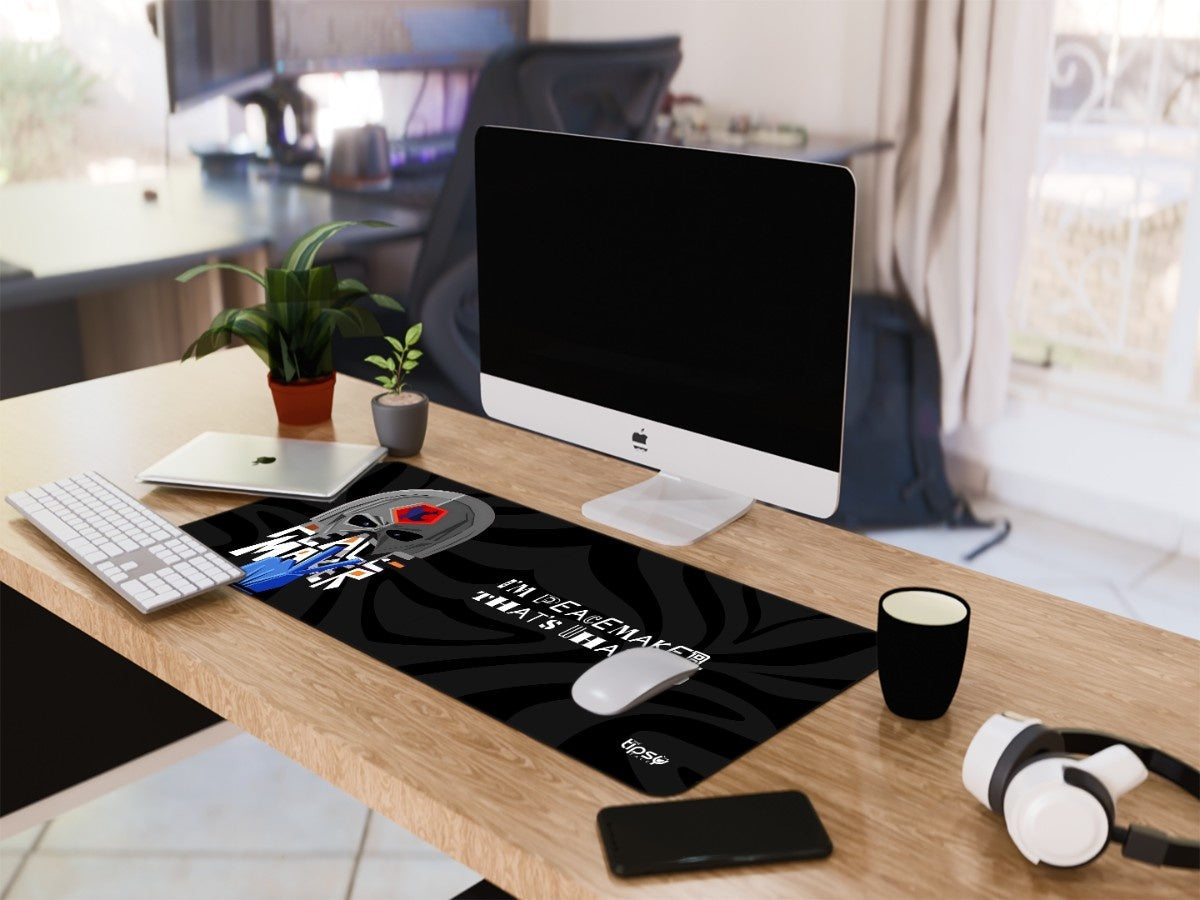 "PEACE MAKER MOTTO" Gaming Mousepad Elevate Your Gaming Experience