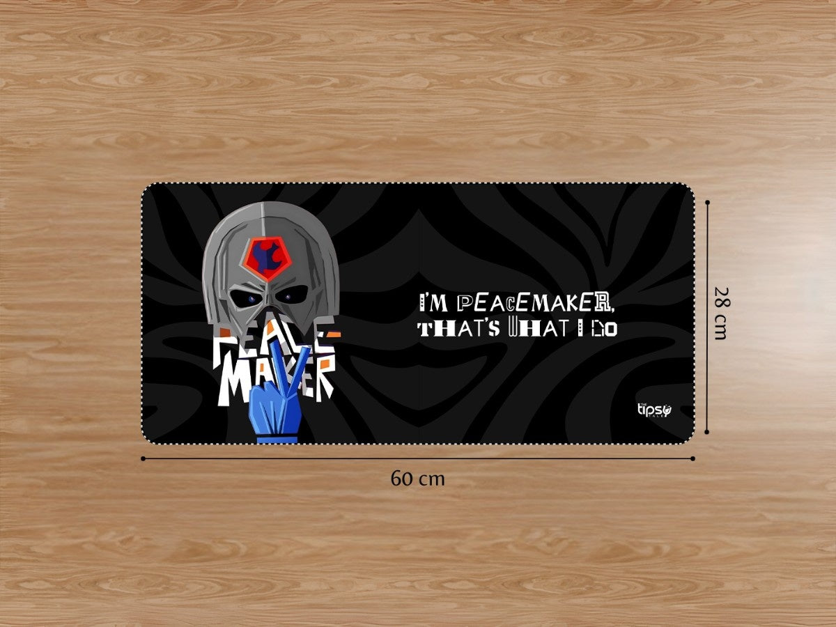 "PEACE MAKER MOTTO" Gaming Mousepad Elevate Your Gaming Experience
