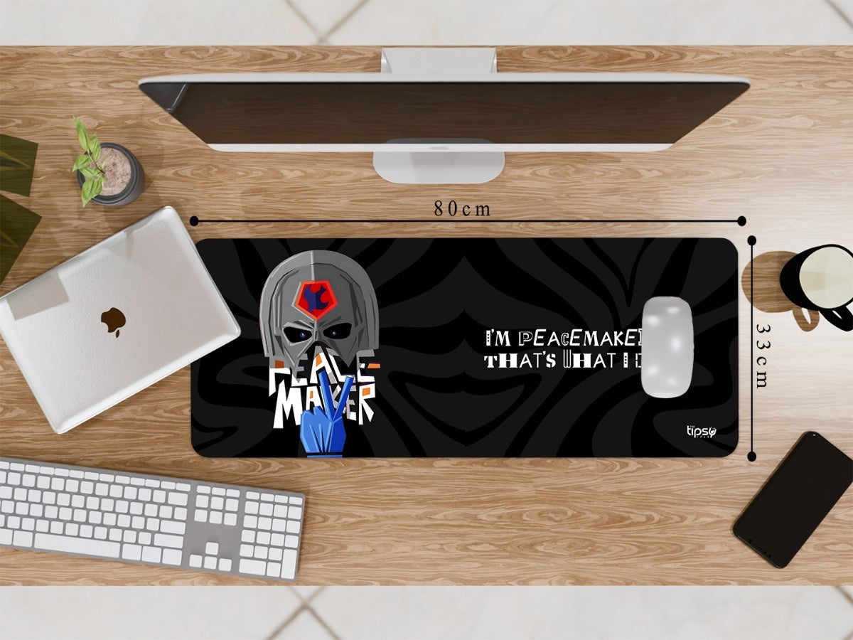 "PEACE MAKER MOTTO" Gaming Mousepad Elevate Your Gaming Experience