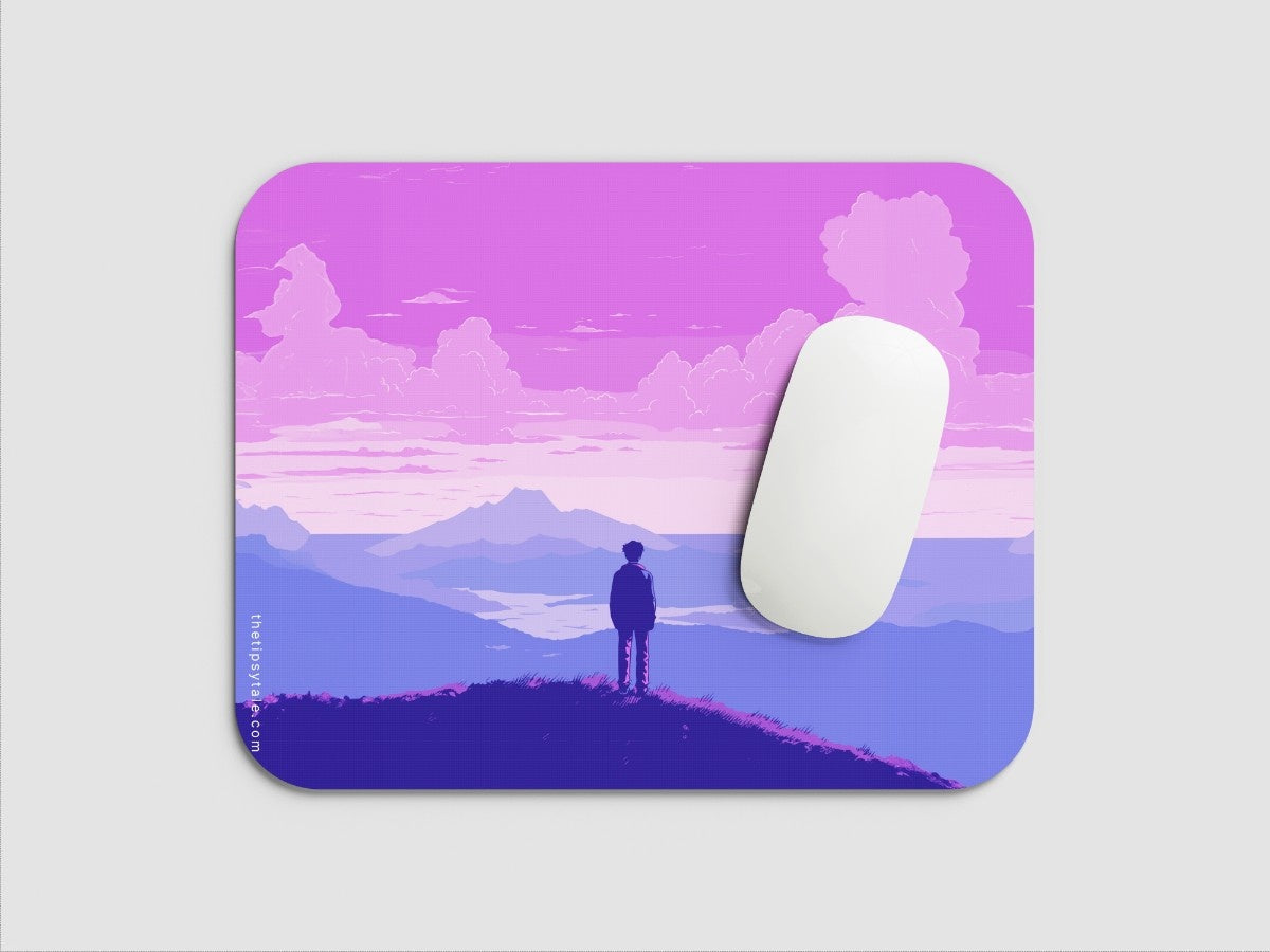 "Lofi boy" Mousepad Enhance Your Workspace with Style