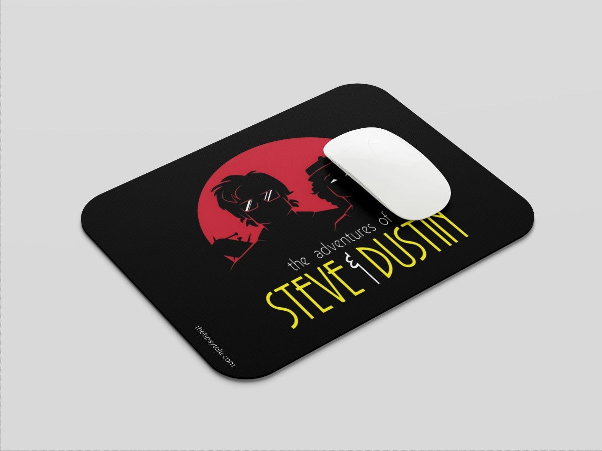 "STEVE & DUSTIN - STRANGER THINGS" Mousepad Enhance Your Workspace with Style