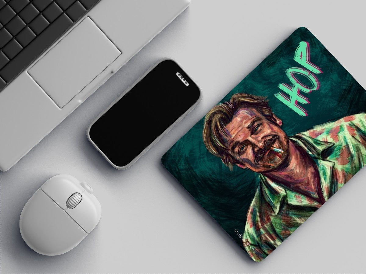 "HOP WITH HOPE - STRANGER THINGS" Mousepad Enhance Your Workspace with Style