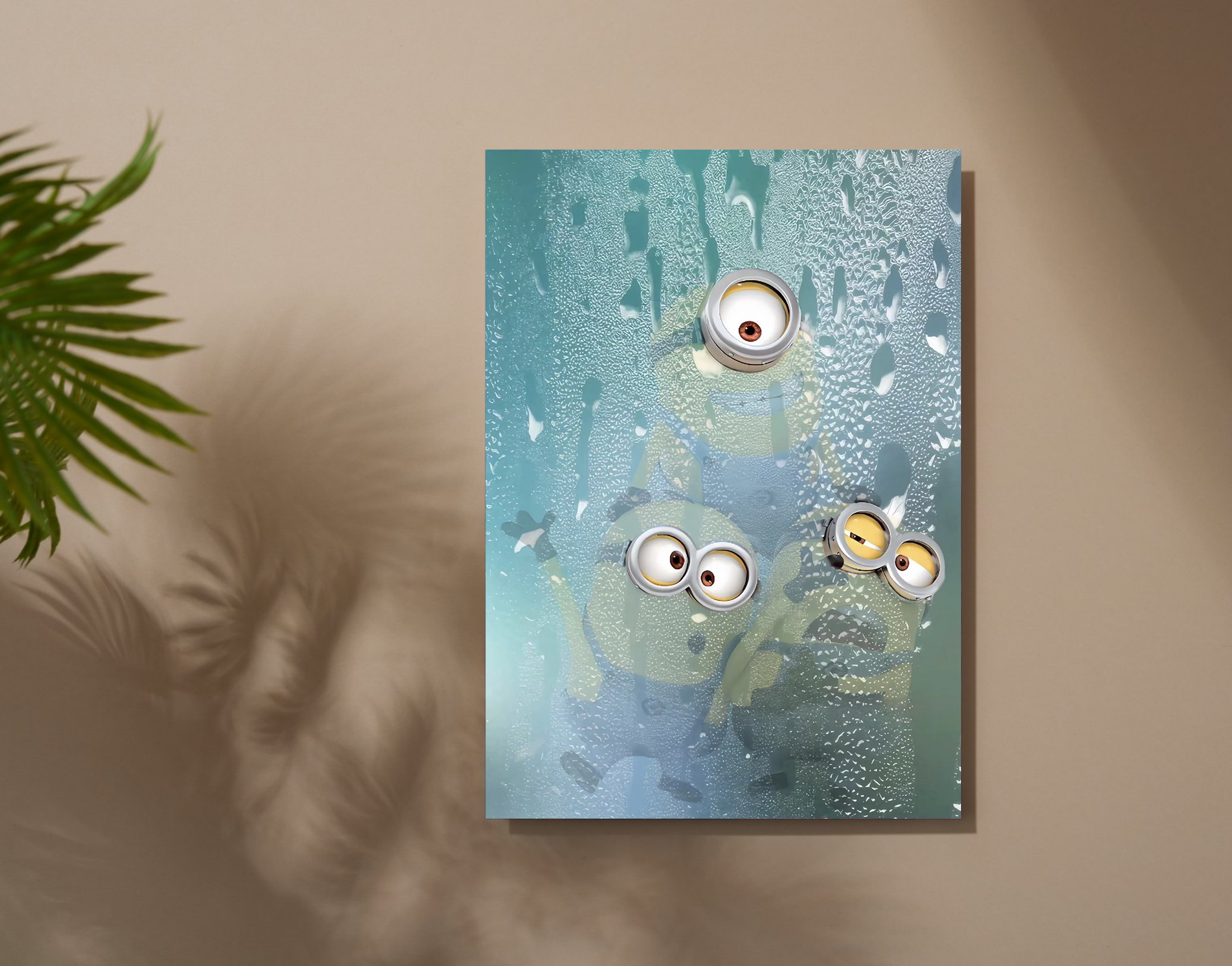 "Frozen Minions"- Shiny & Sturdy Metallic Poster  Art That Pops & Sticks