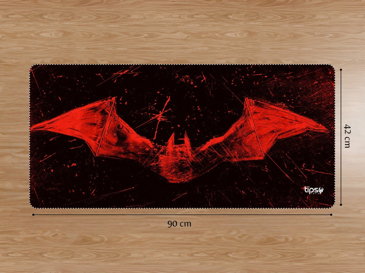 "BROKEN BAT - BATMAN " Gaming Mousepad Elevate Your Gaming Experience