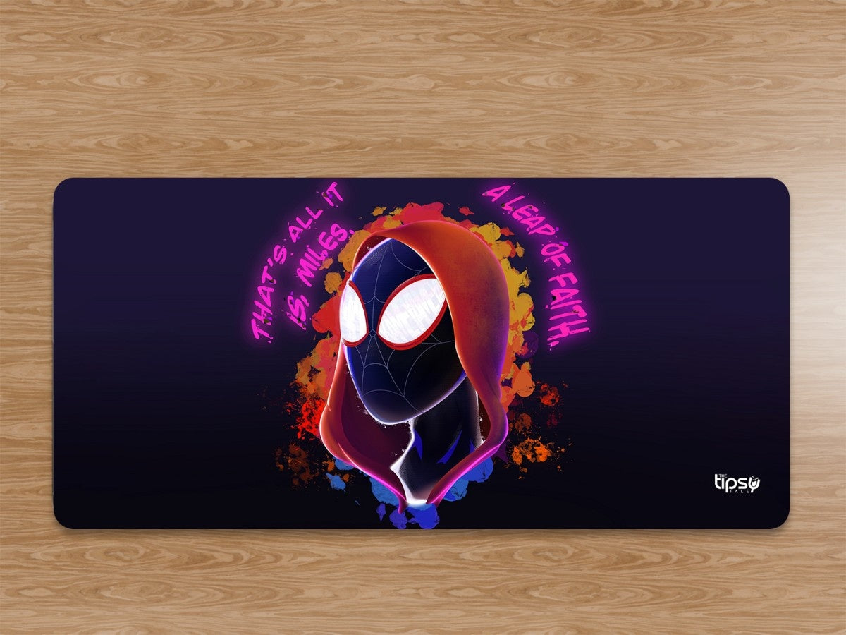 "MILES MORALES - LEAP OF FAITH" Gaming Mousepad Elevate Your Gaming Experience