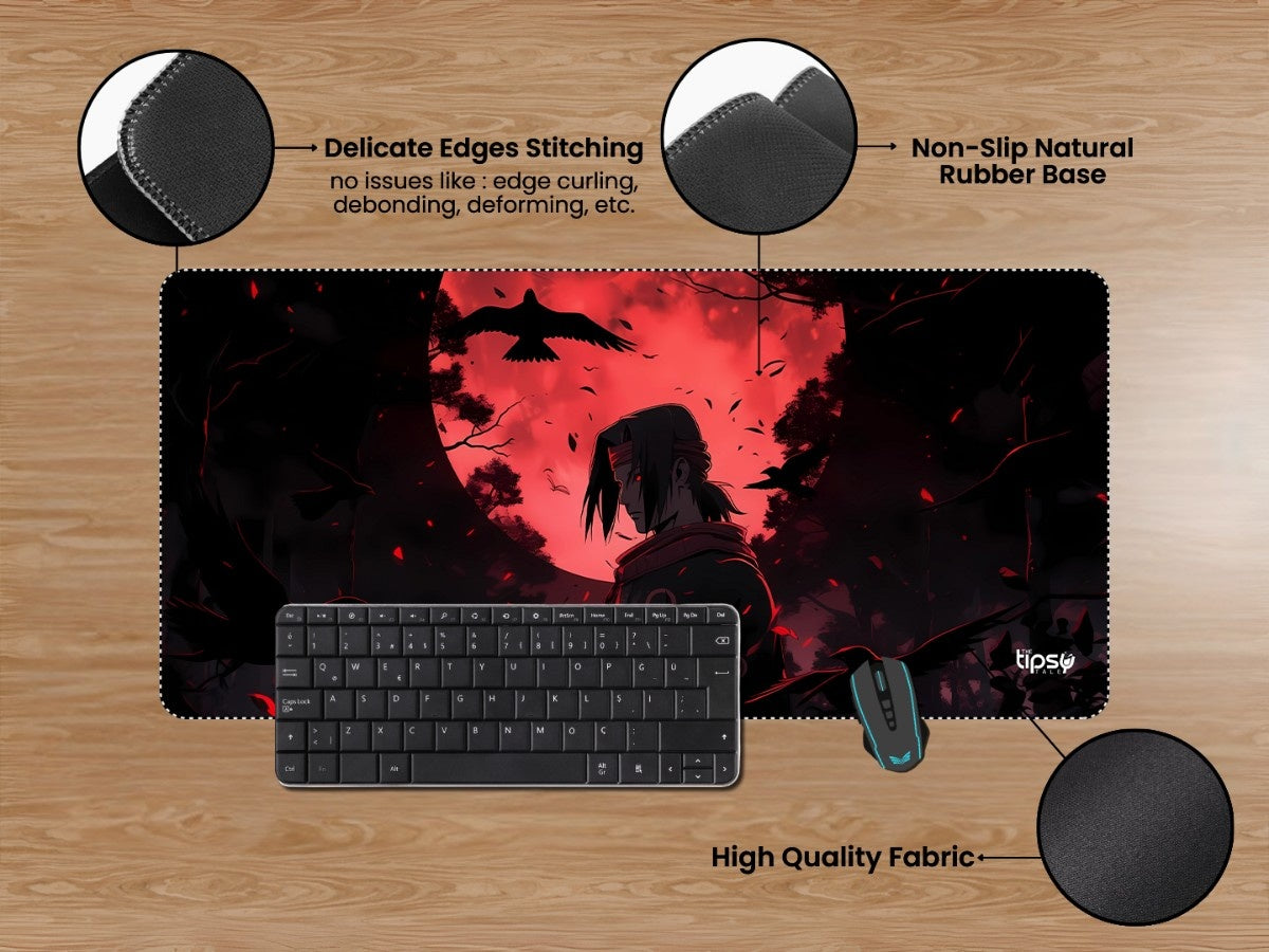 " ITACHI UCHIHA -MANGA SERIES" Gaming Mousepad Elevate Your Gaming Experience