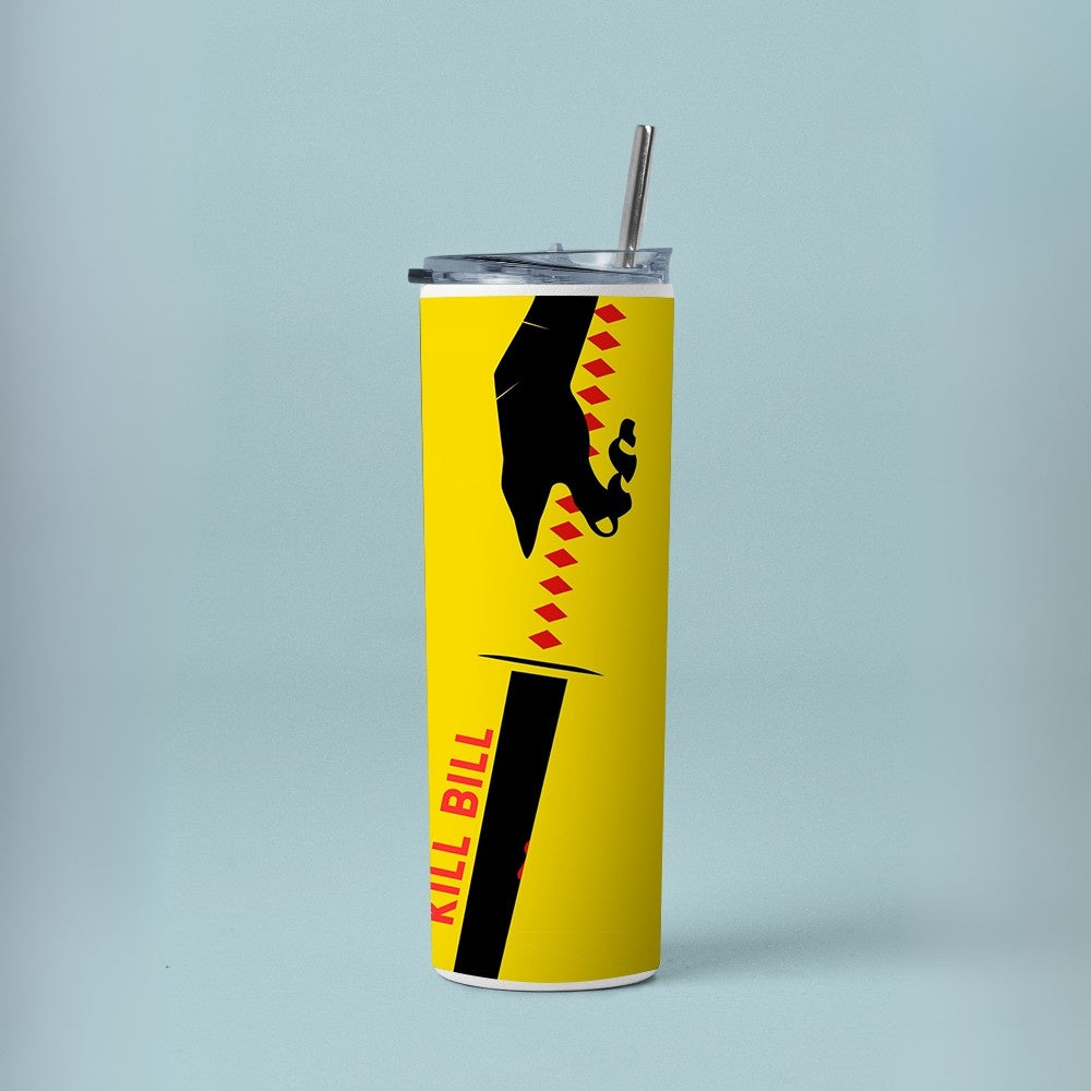 "Kill Bill" Tumbler with Metal Straw