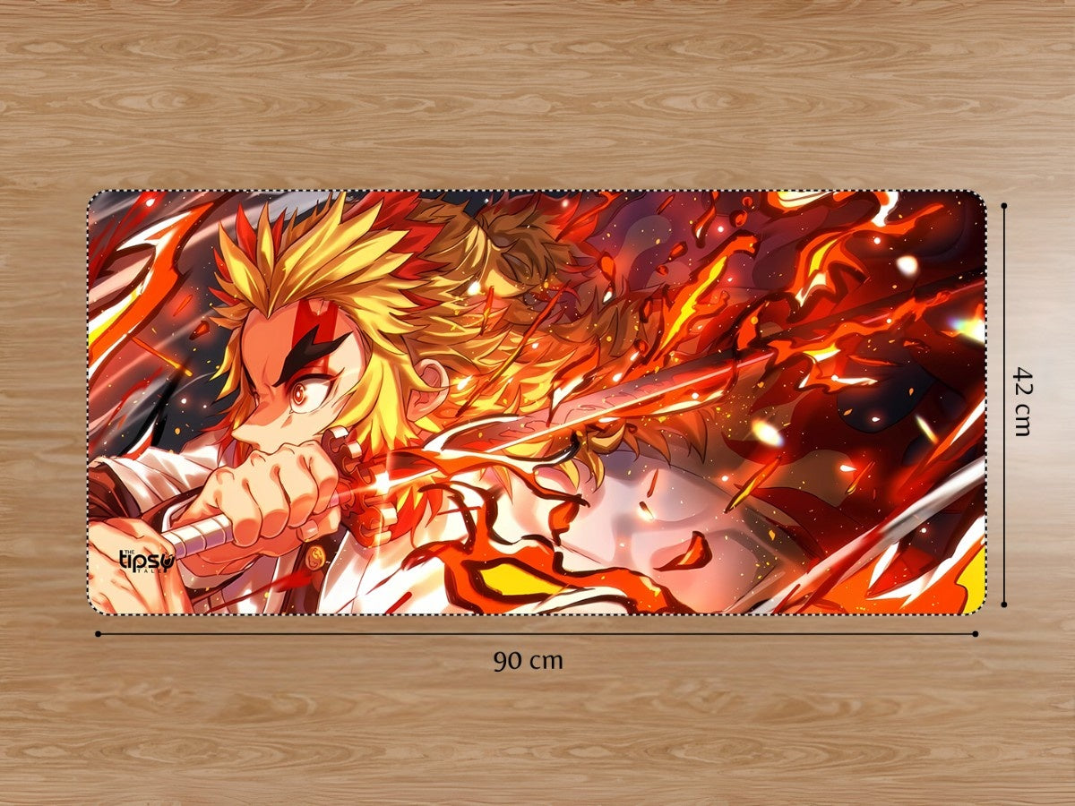 "KYOJURO RENGOKU - DEMON SLAYER" Gaming Mousepad Elevate Your Gaming Experience
