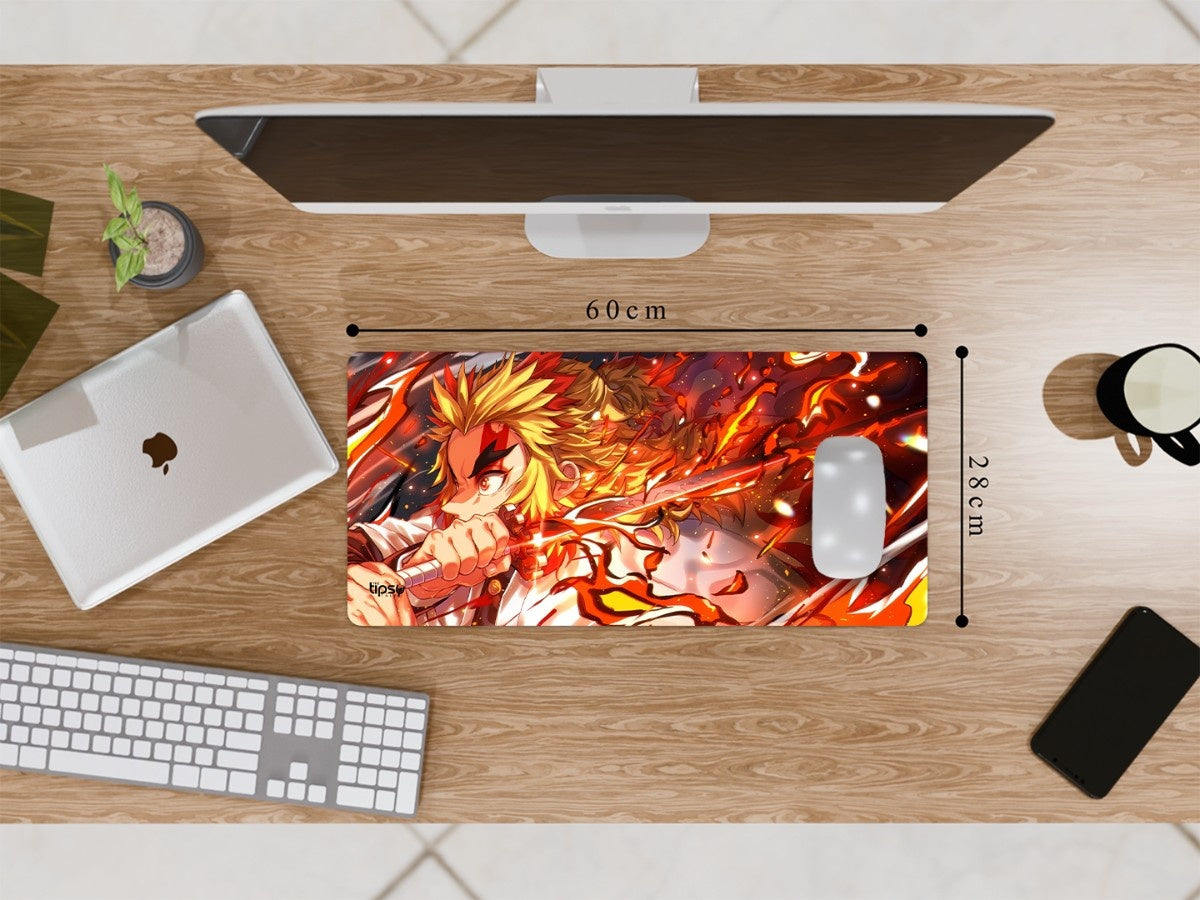 "KYOJURO RENGOKU - DEMON SLAYER" Gaming Mousepad Elevate Your Gaming Experience
