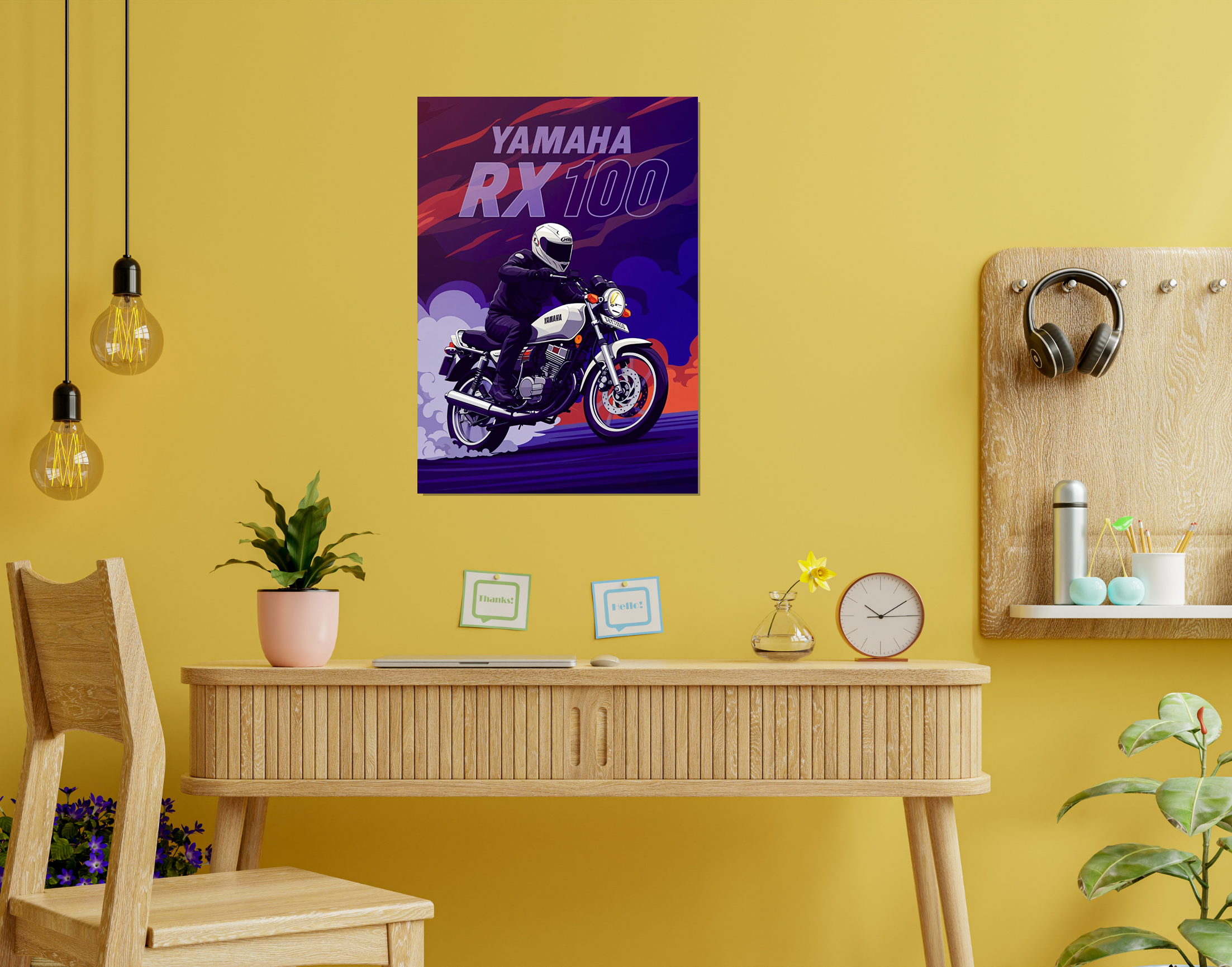 "Land Rover Defender"- Shiny & Sturdy Metallic Poster  Art That Pops & Sticks