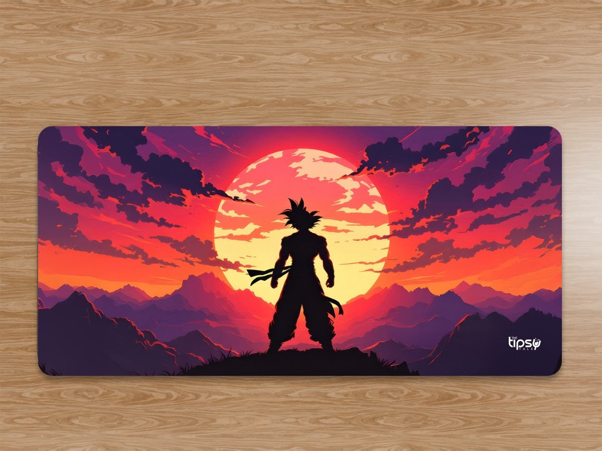 "GOKU'S SILHOUETTE" Gaming Mousepad Elevate Your Gaming Experience