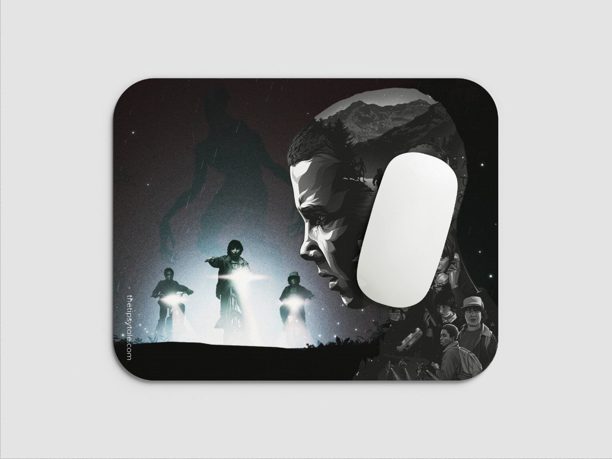 "ELEVEN AND CREW - STRANGER THINGS" Mousepad Enhance Your Workspace with Style