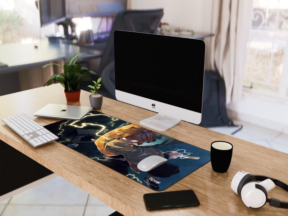 "ZENITSU - AGATSU" Gaming Mousepad Elevate Your Gaming Experience