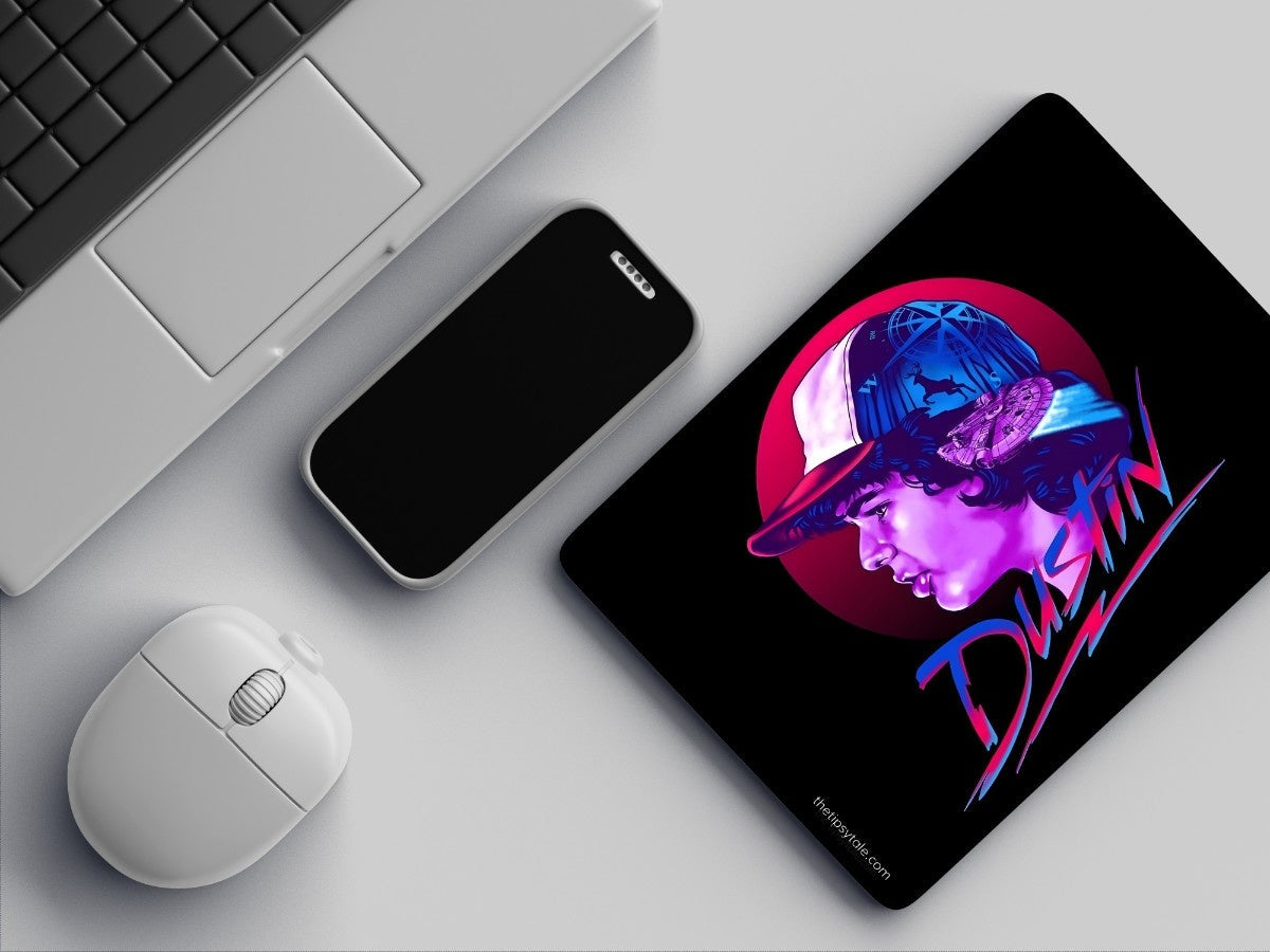 "DUSTIN - STRANGER THINGS" Mousepad Enhance Your Workspace with Style