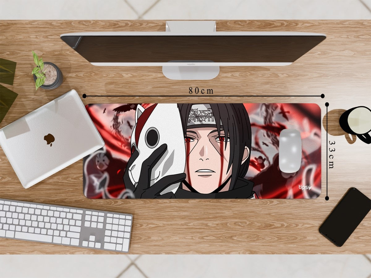 "ITACHI UCHIHA - MASK REVEAL" Gaming Mousepad Elevate Your Gaming Experience