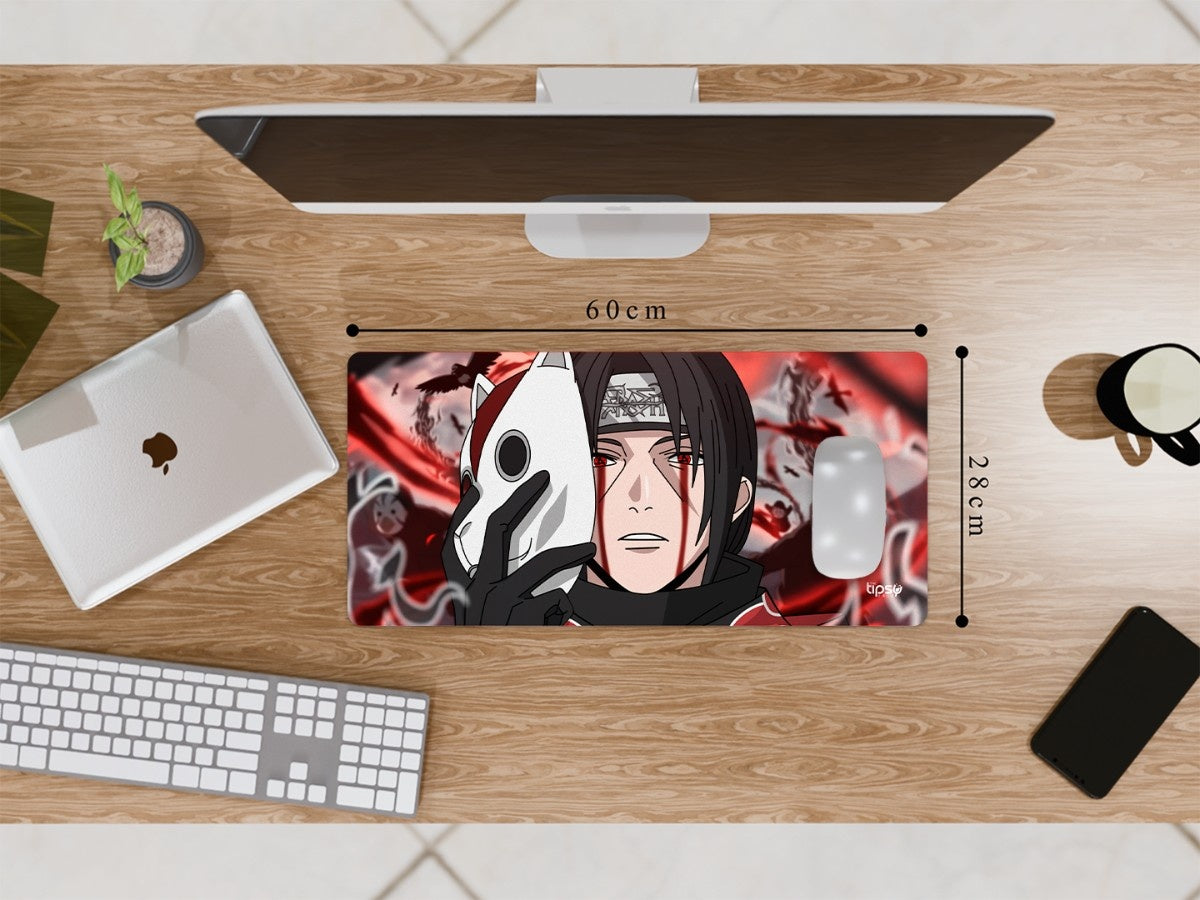 "ITACHI UCHIHA - MASK REVEAL" Gaming Mousepad Elevate Your Gaming Experience