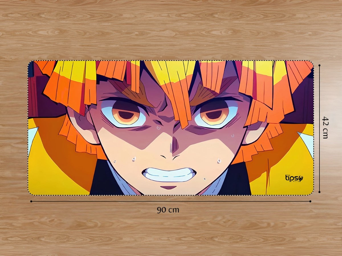 "ZENITSU AGATSUMA - DEMON SLAYER" Gaming Mousepad Elevate Your Gaming Experience