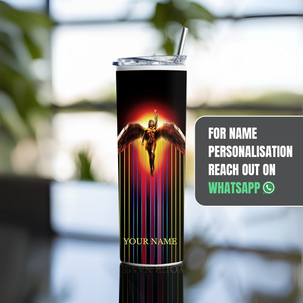 "Wonder Woman 1984" Tumbler with Metal Straw