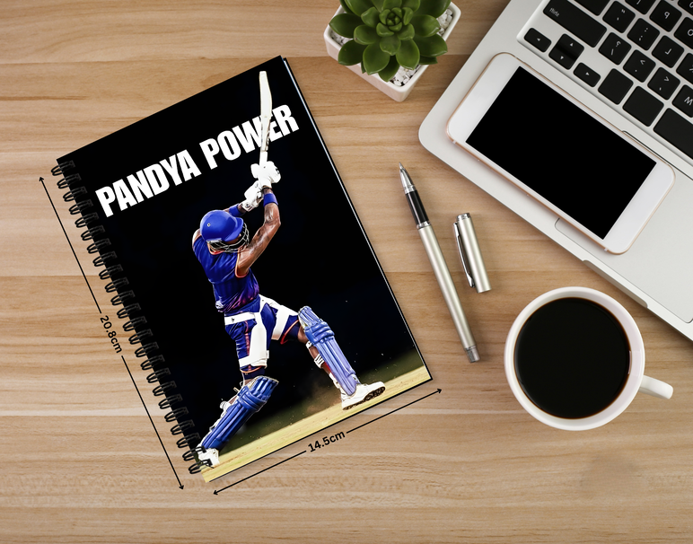 "PANDYA POWER: CRICKET FANBASE" -Elegant & Inspiring Diary for Daily Reflection
