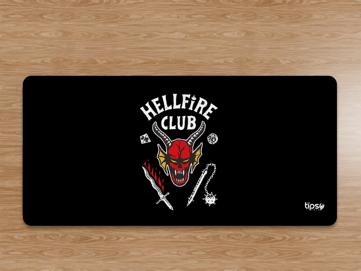 "HELFIRE CLUB - STRANGER THINGS Lover" Gaming Mousepad Elevate Your Gaming Experience