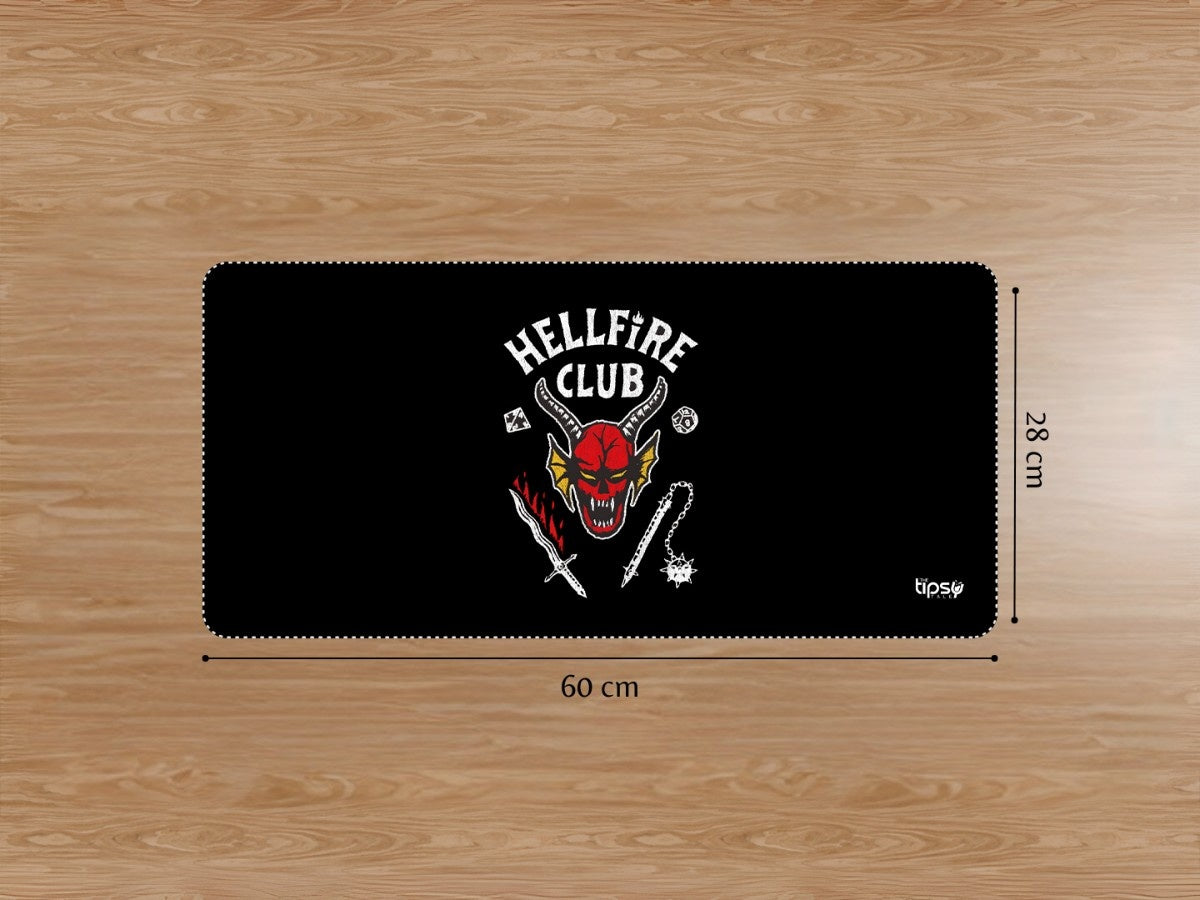 "HELFIRE CLUB - STRANGER THINGS Lover" Gaming Mousepad Elevate Your Gaming Experience