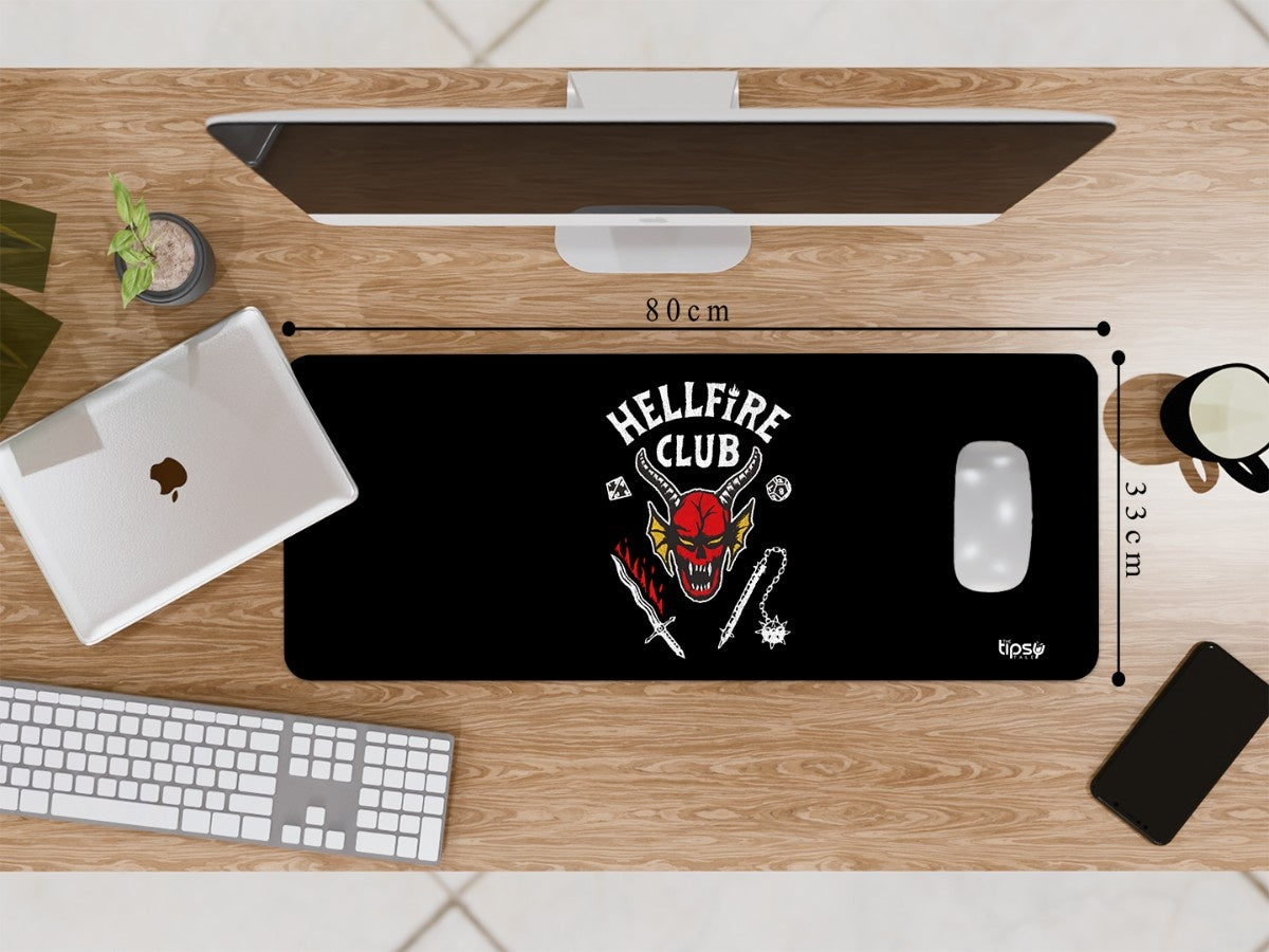 "HELFIRE CLUB - STRANGER THINGS Lover" Gaming Mousepad Elevate Your Gaming Experience