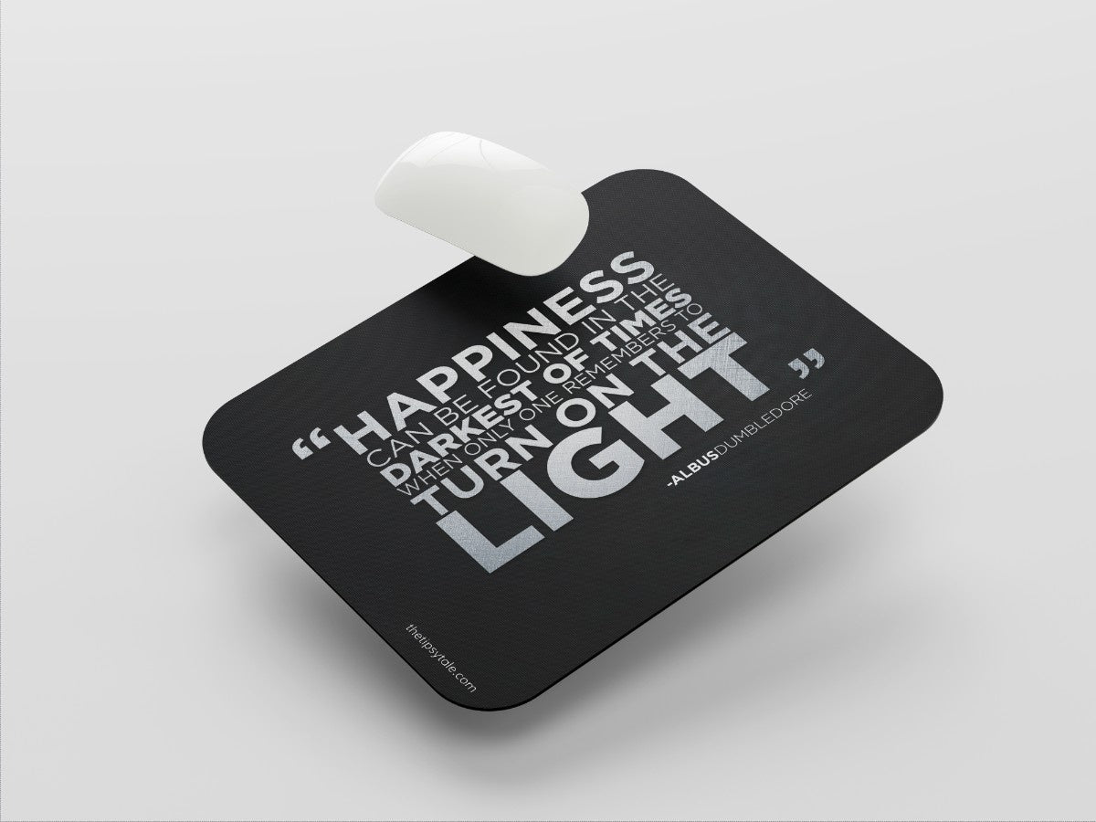 "DUMBLEDORE'S QOUTE - HARRY POTTER" Mousepad Enhance Your Workspace with Style