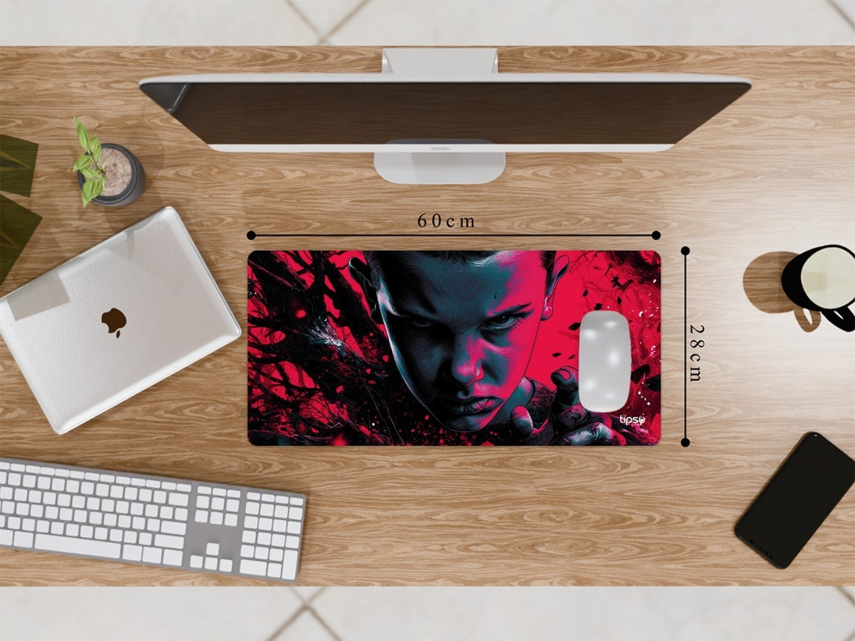 "ELEVEN IN UPSIDE DOWN - STRANGER THINGS" Gaming Mousepad Elevate Your Gaming Experience