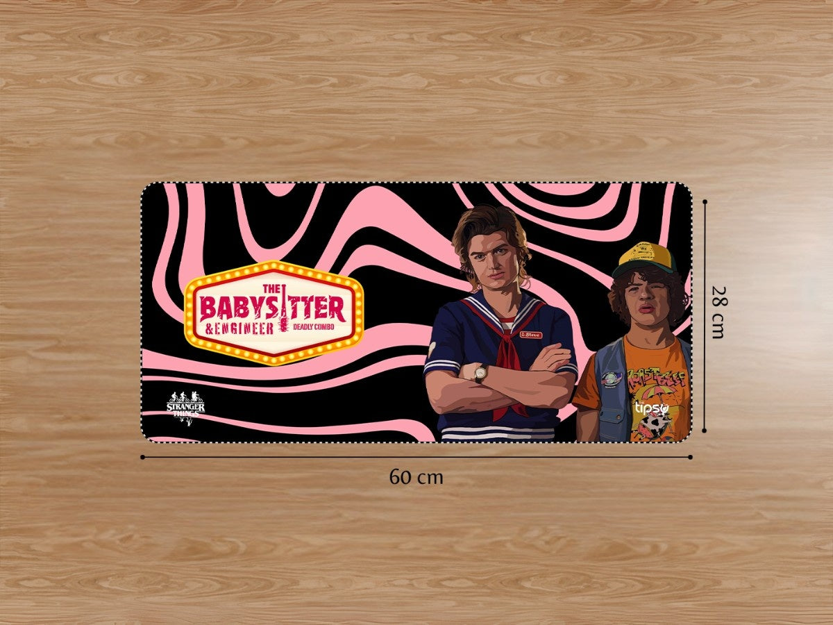 "STEVE AND DUSTIN - STRANGER THINGS" Gaming Mousepad Elevate Your Gaming Experience