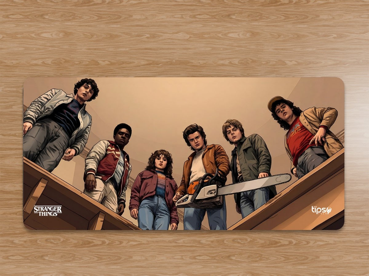 "WHEN THINGS GET STRANGE - STRANGER THINGS" Gaming Mousepad Elevate Your Gaming Experience