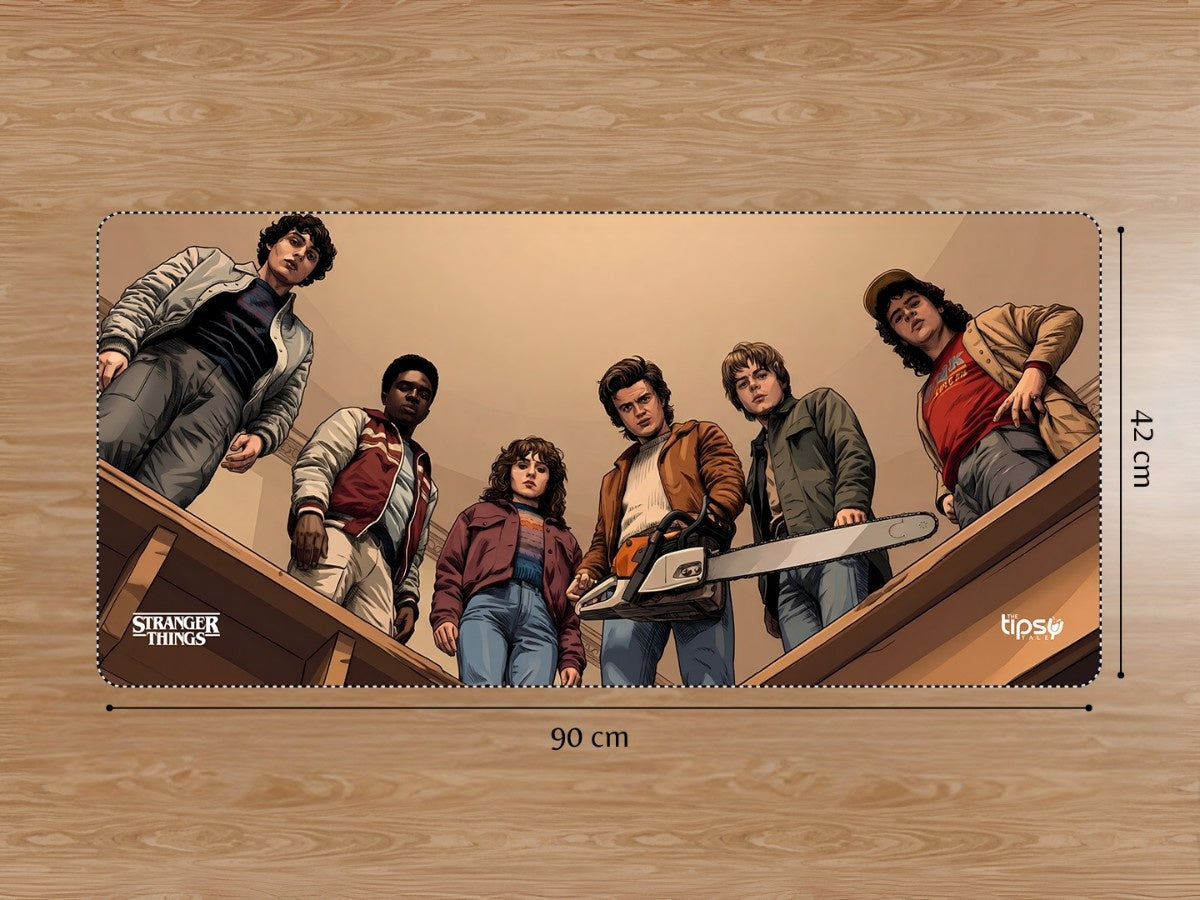 "WHEN THINGS GET STRANGE - STRANGER THINGS" Gaming Mousepad Elevate Your Gaming Experience