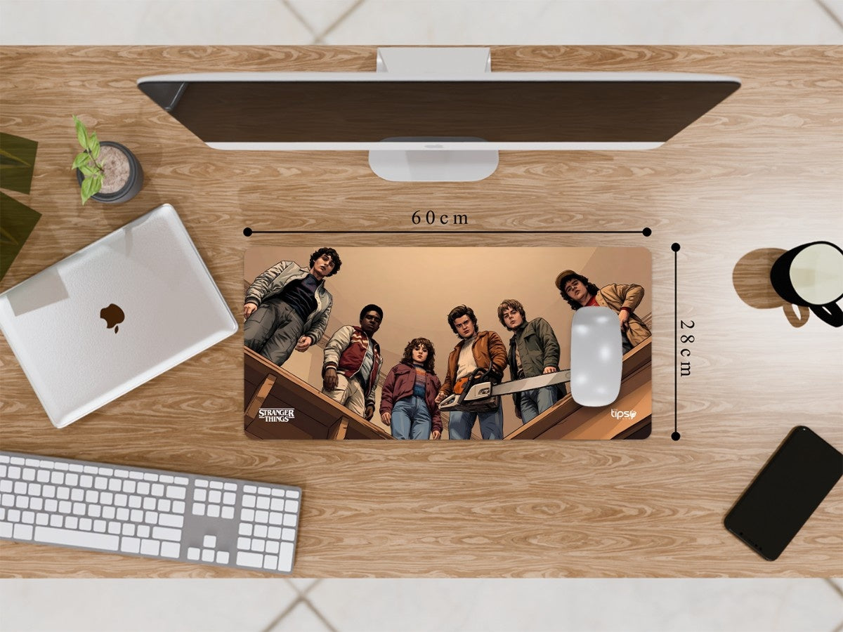 "WHEN THINGS GET STRANGE - STRANGER THINGS" Gaming Mousepad Elevate Your Gaming Experience