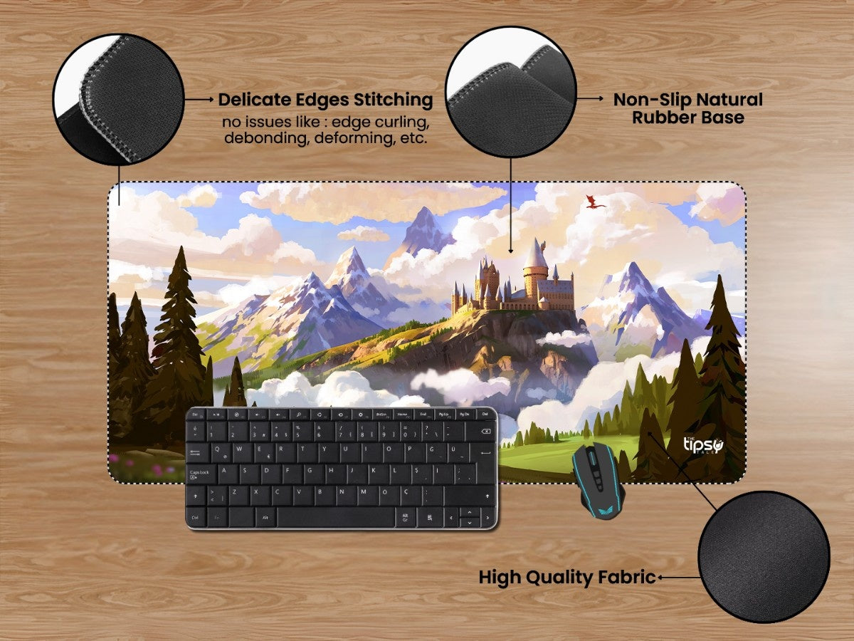 "HOGWARTS ART WORK - HARRY POTTER" Gaming Mousepad Elevate Your Gaming Experience