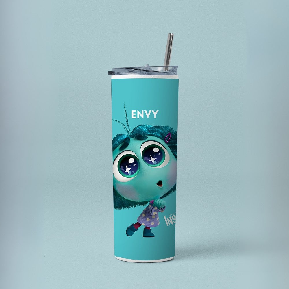"Insight Out : Envy" Tumbler with Metal Straw