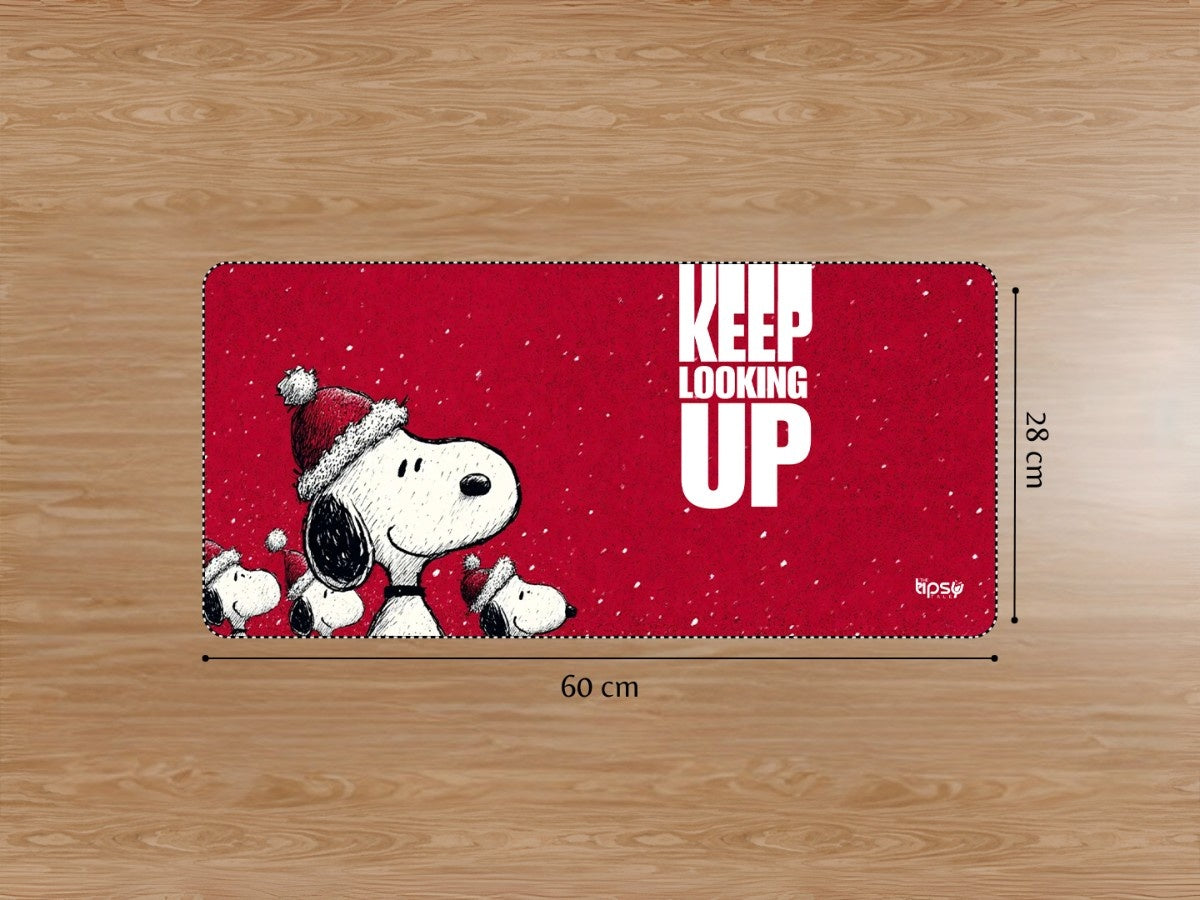"KEEP LOOKING UP - SNOOPY DOG" Gaming Mousepad Elevate Your Gaming Experience