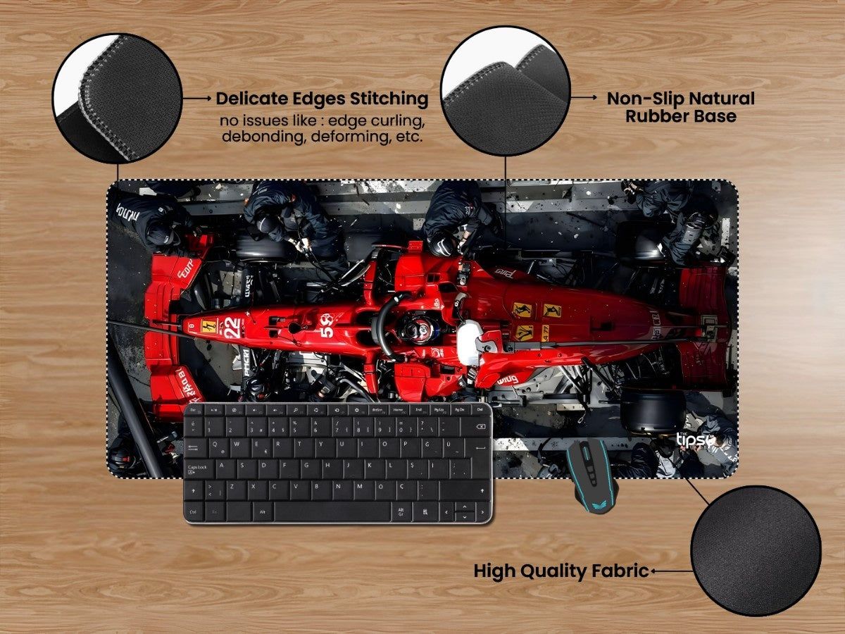 "RACE MODE ACTIVATED - FORMULA 1 " Gaming Mousepad Elevate Your Gaming Experience