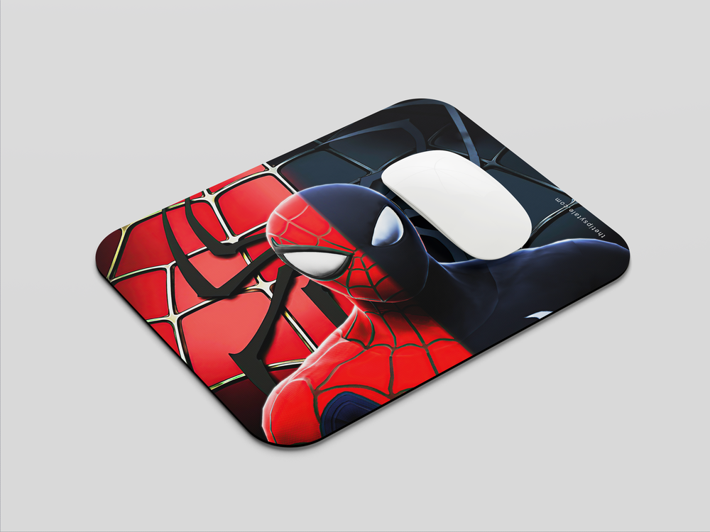 "SPIDER MAN CLASSIC AND SYMBIOTE" Mousepad Enhance Your Workspace with Style
