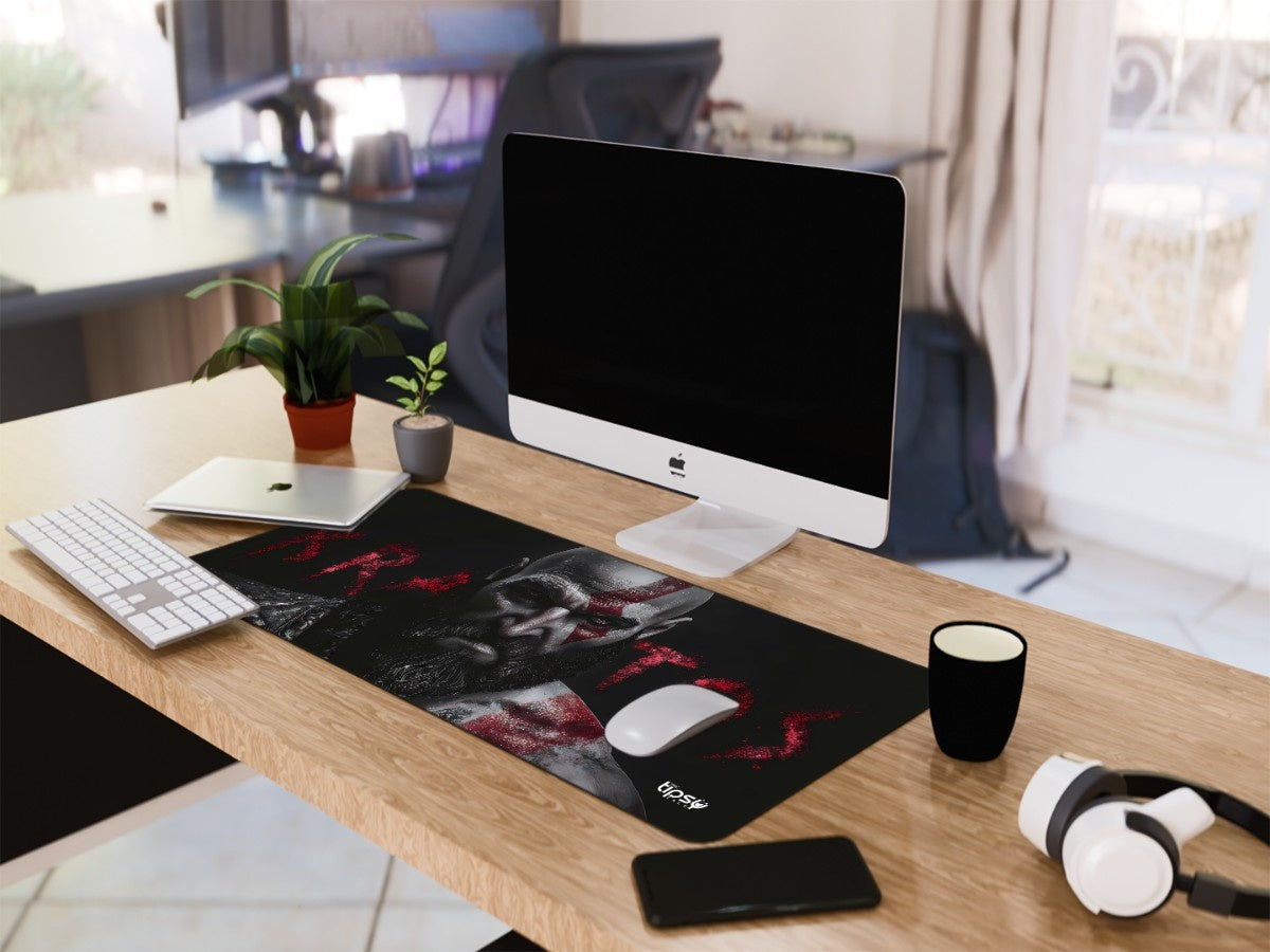 "KRATOS - THE FALLEN GOD" Gaming Mousepad Elevate Your Gaming Experience