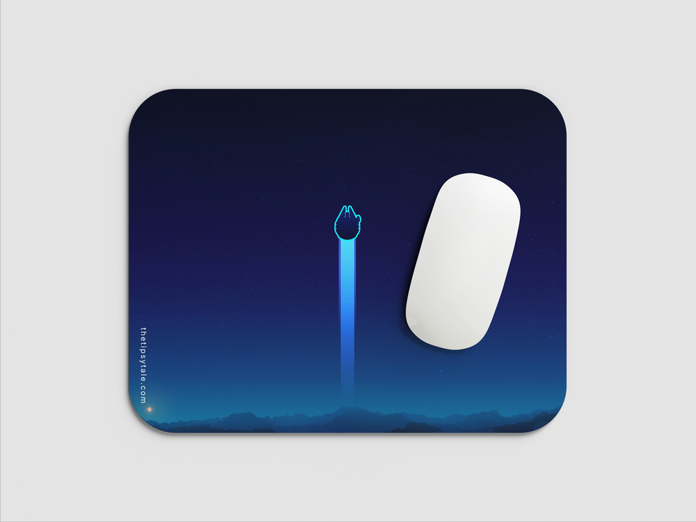 "STAR WARS : FALCON" Mousepad Enhance Your Workspace with Style