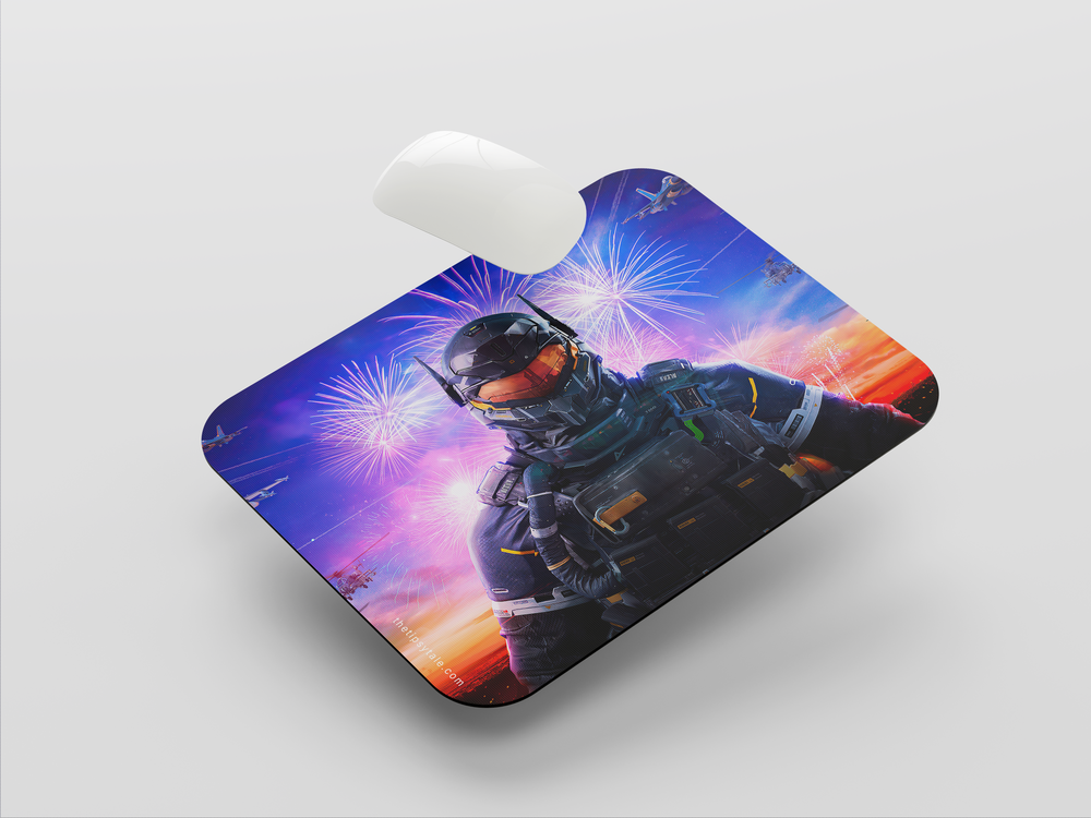 "INSTANT WAR" Mousepad Enhance Your Workspace with Style