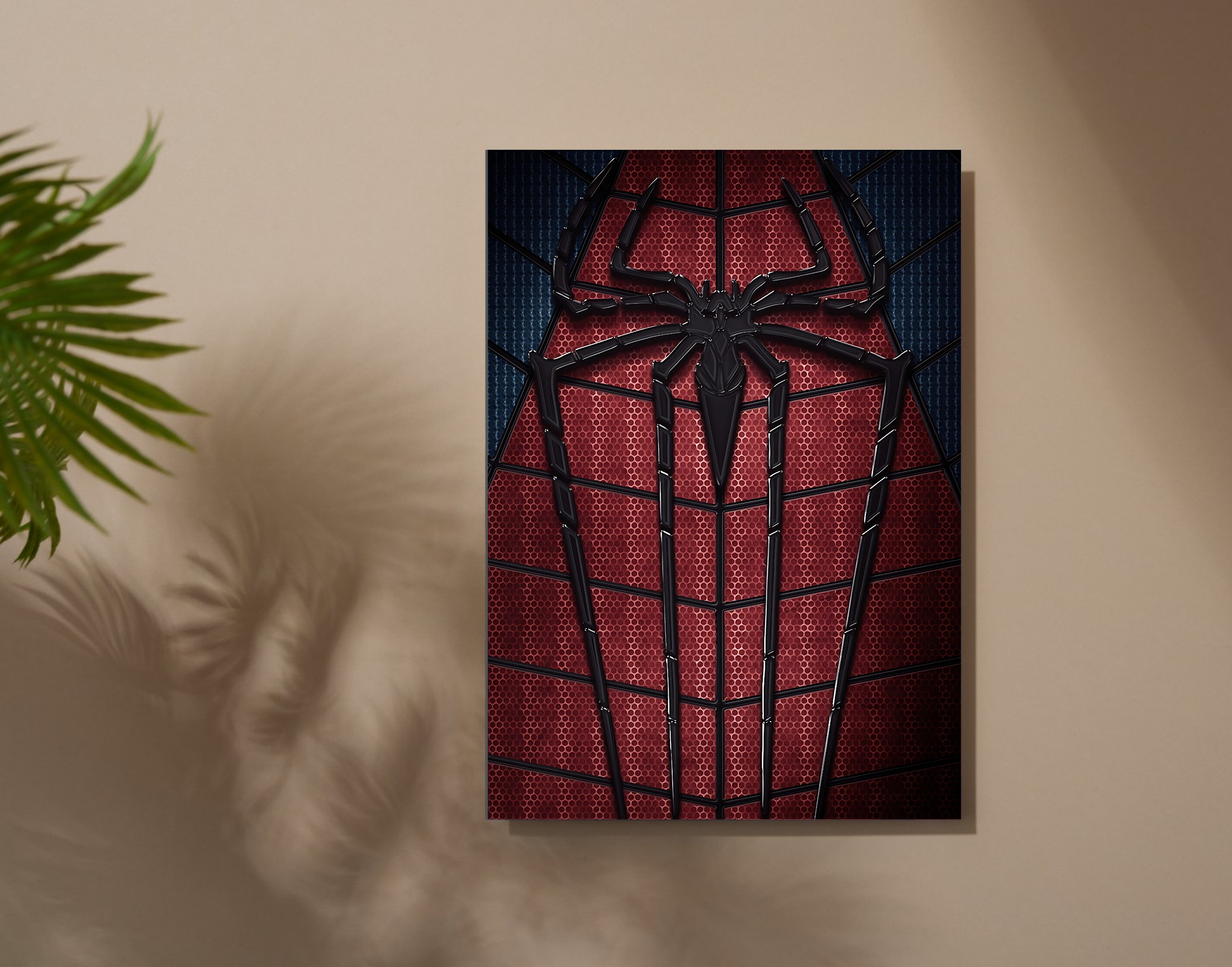 "AMAZING SPIDERMAN"- Shiny & Sturdy Metallic Poster  Art That Pops & Sticks