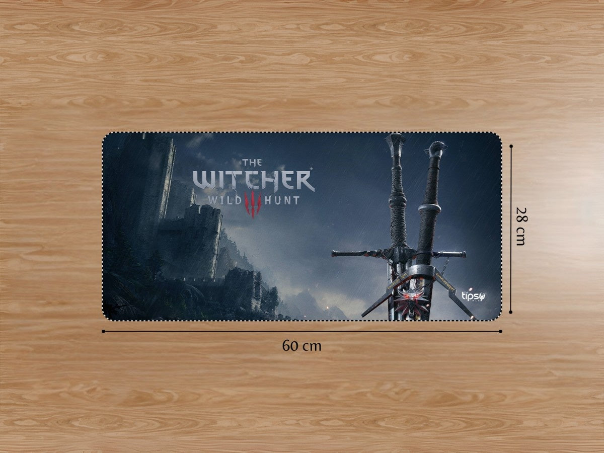 "Swords of Witcher 3 Wild Hunt" Gaming Mousepad Elevate Your Gaming Experience