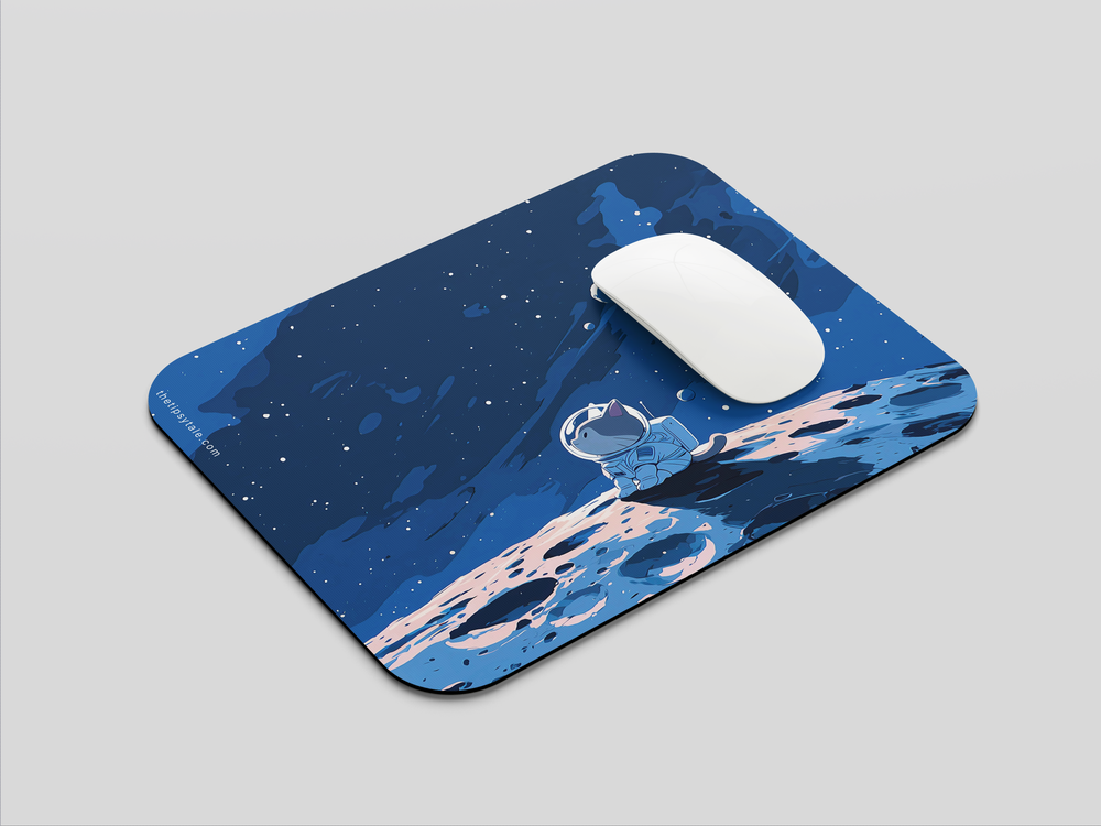 "ASTRONAUT CAT IN SPACE" Mousepad Enhance Your Workspace with Style