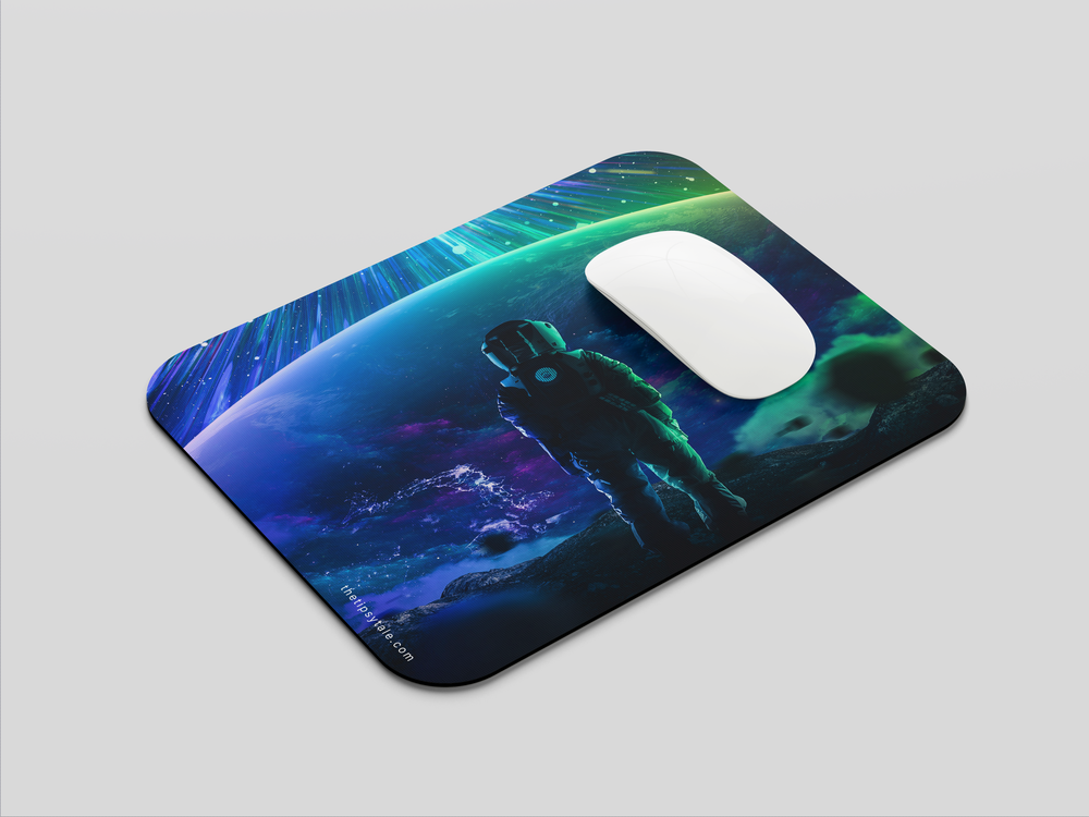 "ASTRONAUT SKY VIEW" Mousepad Enhance Your Workspace with Style