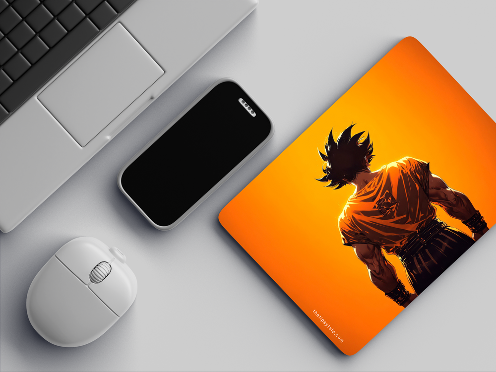 "GOKU : SUPER SAIYAN" Mousepad Enhance Your Workspace with Style