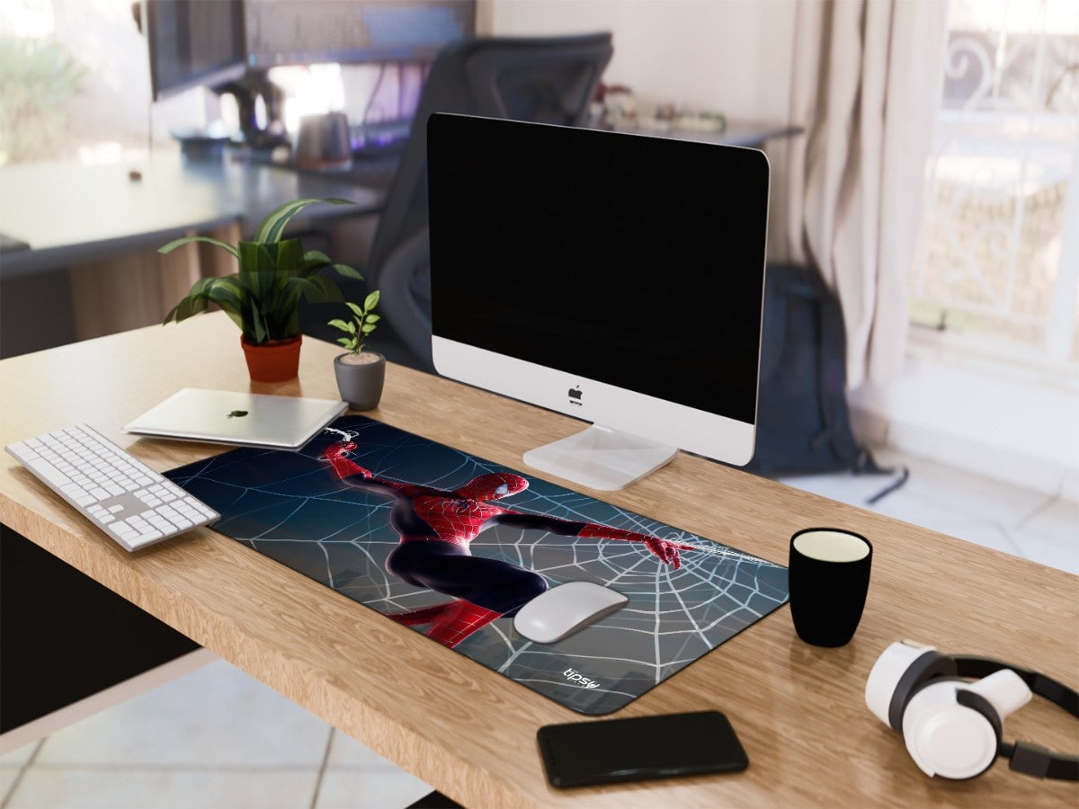 "Spider Man web fight" Gaming Mousepad Elevate Your Gaming Experience